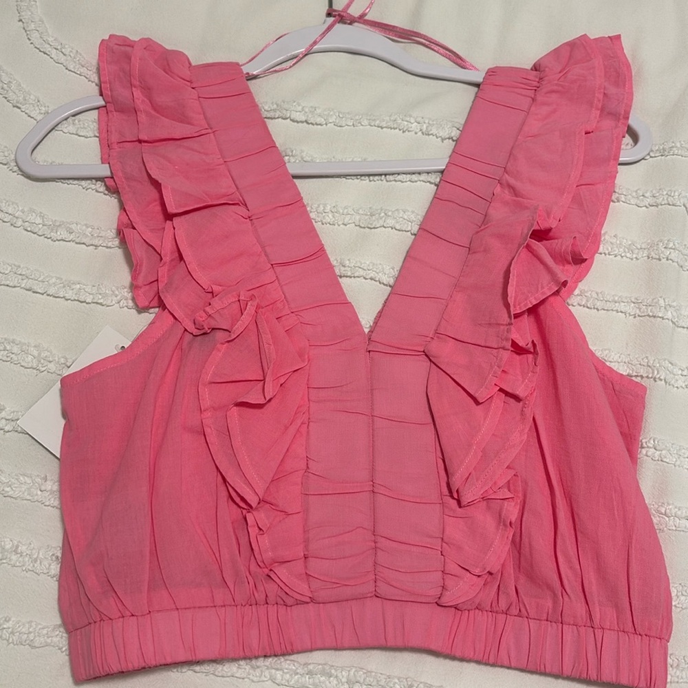 pink blouse